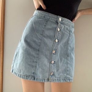 pacsun denim skirt